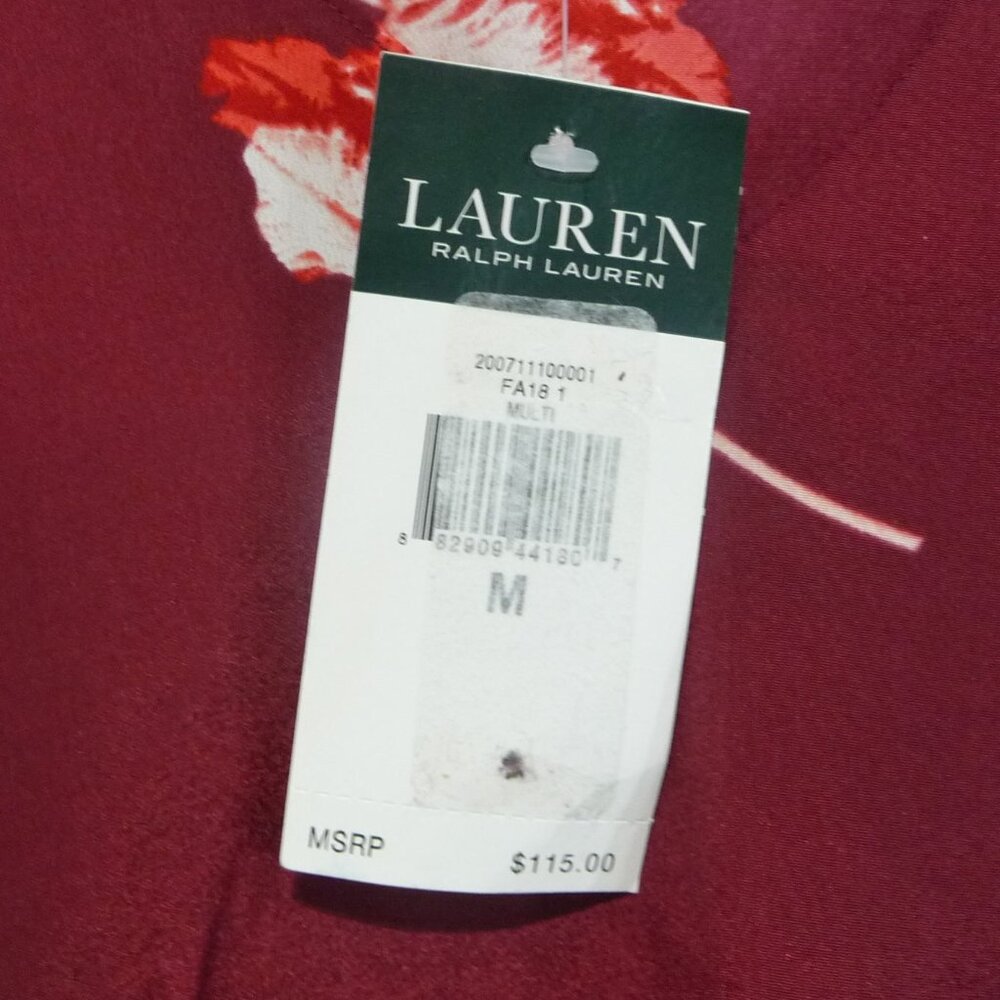 NWT LAUREN RALPH LAUREN TOP MEDIUM - Picture 6 of 8